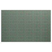 Moderne Korallenrosa Schwarzer Grüner Leopard Tier Stoff (Yard (91,4 cm))