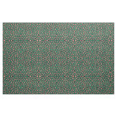 Moderne Korallenrosa Schwarzer Grüner Leopard Tier Stoff (Fat Quarter (45,7 x 55,9 cm))