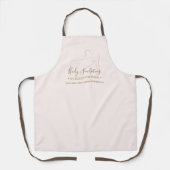 Moderne Körperformung Konturierung Schönheit Bräun Schürze (Vorderseite)