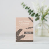 Moderne Körperkonturierung Körpermassage B Visitenkarte (Stehend Vorderseite)