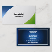 Moderne korporative kundenspezifische visitenkarte (Vorne/Hinten)