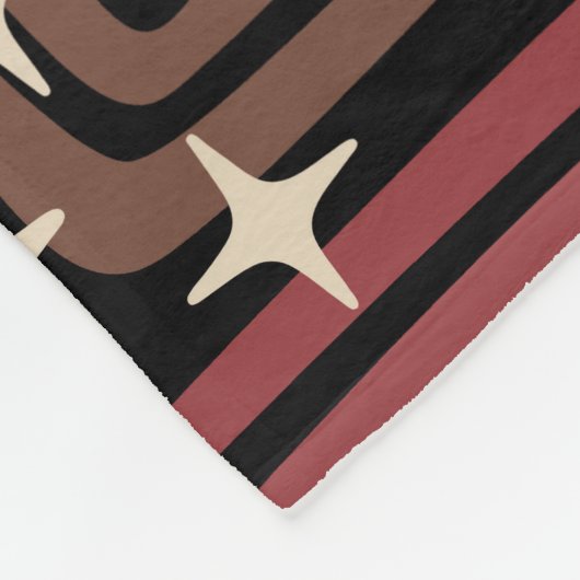 Moderne kosmische Galaxien des Mittelalters Fleecedecke (Ecke)