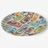 Moderne kosmische Galaxien des Mittelalters Pappteller (Schrägansicht)