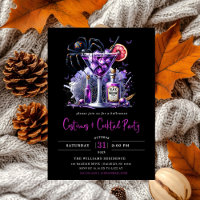 Moderne Kostüme und Cocktail-Halloween-Party