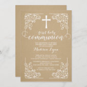 Moderne Kraft First Holy Community Einladung (Vorne/Hinten)