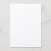 Moderne Kraft- und Schwarz-Script-Hochzeitsgast Dankeskarte (Rückseite)