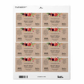 Moderne kraftvolle Gesichts- und Haarserumetikette (Vorne)