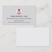 Moderne Krankenversicherungskarten Visitenkarte (Vorne/Hinten)