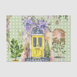 Moderne Krapbuchhintergrund Grünflächen Collage Seidenpapier