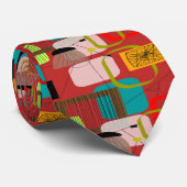 Moderne Krawatte des Men Red (Gerollt)