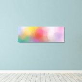 Moderne kreative Abstrakte Kunst Rot Gelb Leinwanddruck (Insitu (Holzboden))