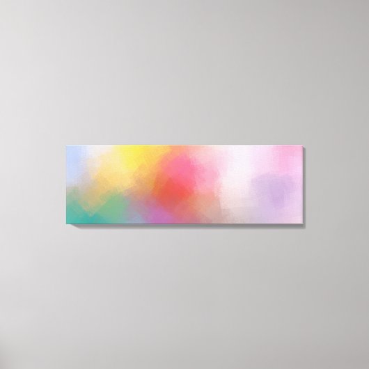 Moderne kreative Abstrakte Kunst Rot Gelb Leinwanddruck (Vorderseite)