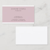 Moderne, kreative Designvorlage Elegant Visitenkarte (Vorne/Hinten)