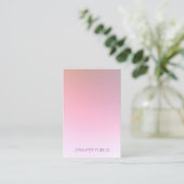 Moderne, kreative Designvorlage Visitenkarte (Stehend Vorderseite)