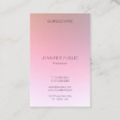 Moderne, kreative Designvorlage Visitenkarte (Rückseite)