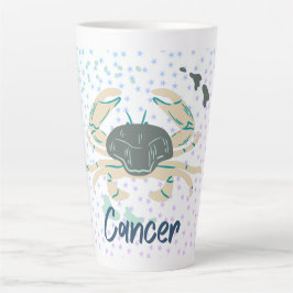 Moderne Krebserkrankung Zodiac Latte Tasse