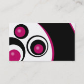 Moderne Kreis-Visitenkarte Visitenkarte (Rückseite)