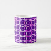 Moderne Kreise, Amethyste und Orchideen des Mittel Kaffeetasse (Mittel)