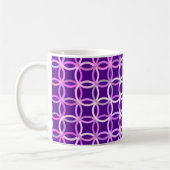 Moderne Kreise, Amethyste und Orchideen des Mittel Kaffeetasse (Links)