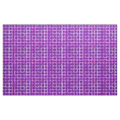 Moderne Kreise, Amethyste und Orchideen des Mittel Stoff (Yard (91,4 cm))