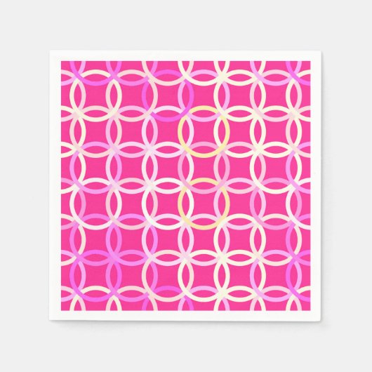 Moderne Kreise aus der Mitte des Jahrhunderts, Fuc Serviette (Vorderseite)