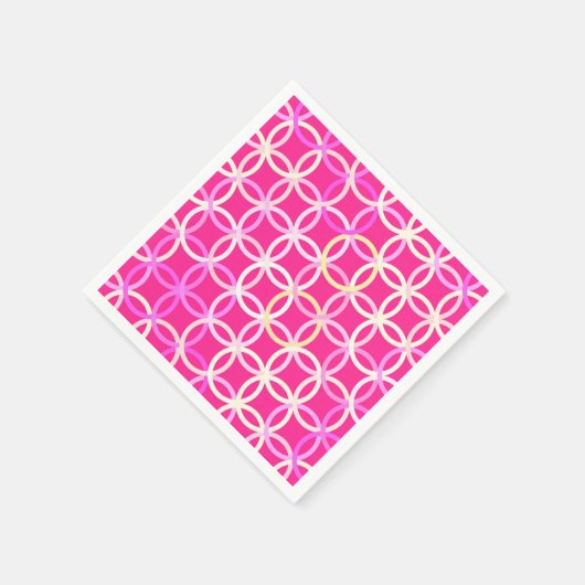 Moderne Kreise aus der Mitte des Jahrhunderts, Fuc Serviette (Ecke)