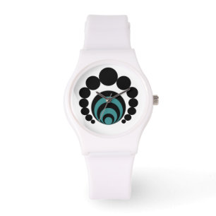 Moderne Kreise beobachten Armbanduhr