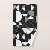 Moderne Kreise des Mitteljahrhunderts halfen Schwa Badhandtuch Set (Handtuch)