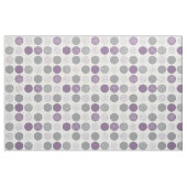 Moderne Kreise Dock White Gray Plum Stoff (Fat Quarter (45,7 x 55,9 cm))