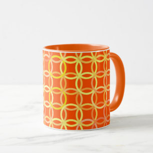 Moderne Kreise, Mandarine orange Tasse