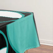 Moderne Kreise Mitte des Jahrhunderts Halbblutdruc Tischdecke (Beispiel)