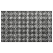 Moderne Kreise, Schwarzes, Weiß und Grau der Mitte Stoff (Yard (91,4 cm))