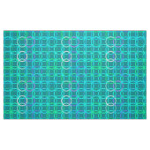 Moderne Kreise, türkis und aqua Stoff (Fat Quarter (45,7 x 55,9 cm))