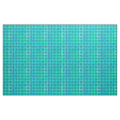 Moderne Kreise, türkis und aqua Stoff (Yard (91,4 cm))