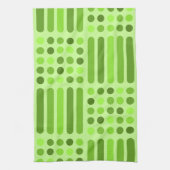 Moderne Kreisläufe Mitte des Jahrhunderts - Chartr Geschirrtuch (Vertikal)