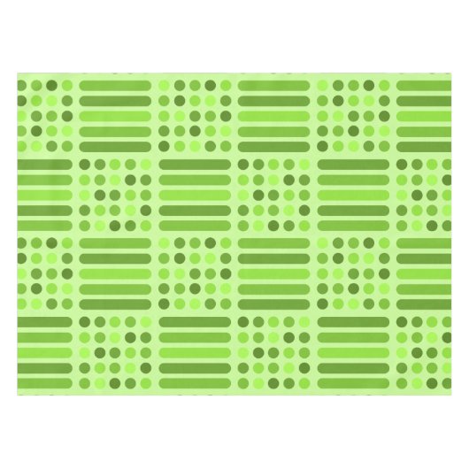 Moderne Kreisläufe Mitte des Jahrhunderts - Chartr Tischdecke (Vorderseite (Horizontal))