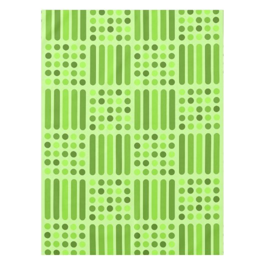 Moderne Kreisläufe Mitte des Jahrhunderts - Chartr Tischdecke (Vorderseite)