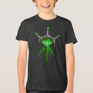 Moderne Kriegerklingen-Konstruktion Tri-Blend Shirt