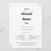 Moderne KRITORIK-Probe - Einladungen (Vorne/Hinten)