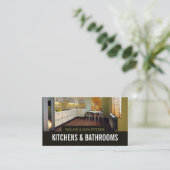 Moderne Küche Design, Küche & Badezimmer Fitter Visitenkarte (Stehend Vorderseite)