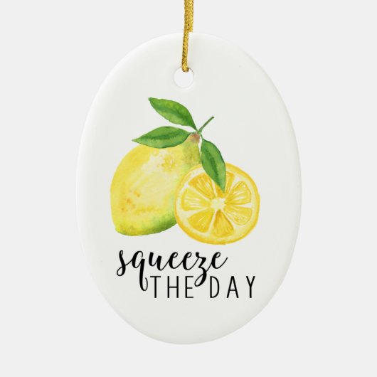 MODERNE KÜCHE LEMON PUN KERAMIK ORNAMENT (Vorne)
