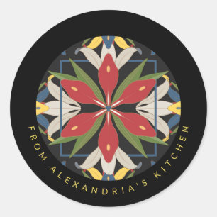 Moderne Küche Tile Design  von der Küche Runder Aufkleber