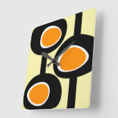 Moderne KÜCHE Uhr Mitte des Jahrhunderts (Winkel)