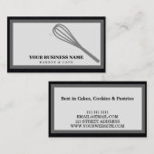 Moderne Küche Whisk Bäckerei Visitenkarte (Vorne/Hinten)