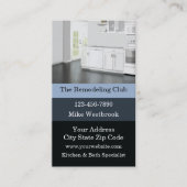 Moderne Küchen- und Badewanne Visitenkarte (Vorderseite)