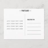 Moderne Küchengeräte Illustration Marketing P Postkarte (Rückseite)