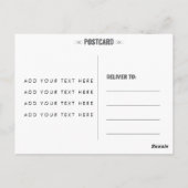 Moderne Küchengeräte Illustration Marketing Postkarte (Rückseite)