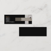 Moderne Küchenkarte Mini Visitenkarte (Vorne/Hinten)