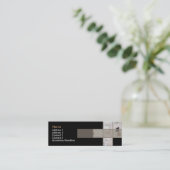 Moderne Küchenkarte Mini Visitenkarte (Stehend Vorderseite)