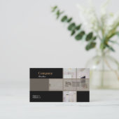 Moderne Küchenkarte Visitenkarte (Stehend Vorderseite)
